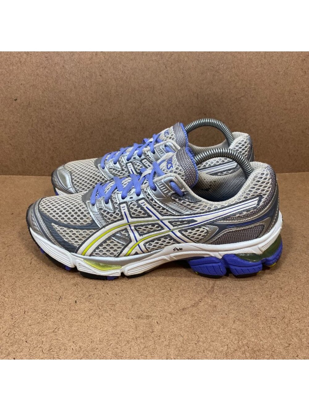 Asics Gel-Cumulus 13 Womens Running Walking Shoes Silver/Blue/Gray Size 9.5
